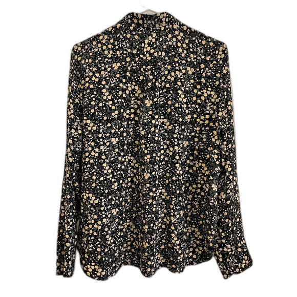J. CREW Multicolor Classic Floral Button Up Shirt Top    Women's Size 10 - Picture 6 of 10